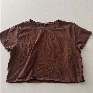 Fashion Nova Brown Crop Top